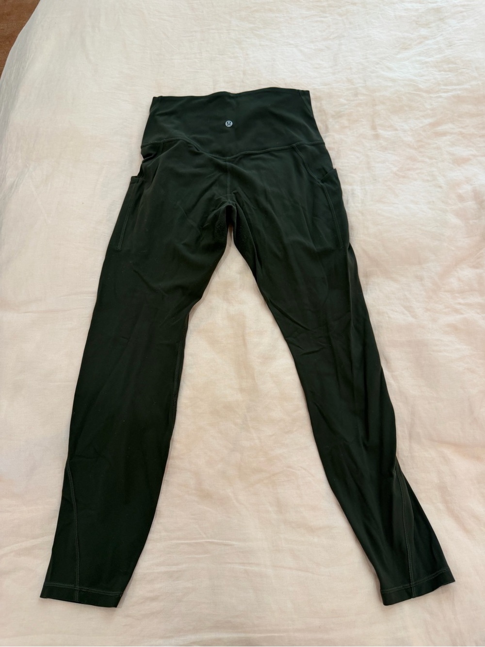Lululemon Dark Green High-Rise Align Leggings